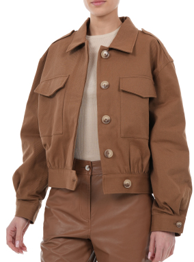 ΓΥΝΑΙΚΕΙΟ JACKET | Καφέ IT 46