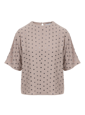 ΓΥΝΑΙΚΕΙΑ ΚΟΝΤΟΜΑΝΙΚΗ ΜΠΛΟΥΖΑ | Εκρού IT 48