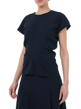 ΓΥΝΑΙΚΕΙΑ ΚΟΝΤΟΜΑΝΙΚΗ ΜΠΛΟΥΖΑ | Μπλε Σκούρο IT 48