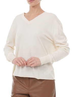 ΓΥΝΑΙΚΕΙΑ ΜΑΚΡΥΜΑΝΙΚΗ ΜΠΛΟΥΖΑ | Εκρού XL