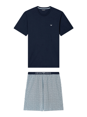 ΑΝΔΡΙΚΟ ΣΕΤ ΠΙΤΖΑΜΕΣ | Μπλε Σκούρο XL