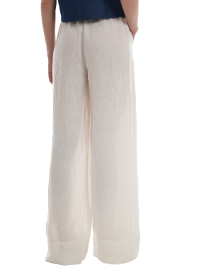 ΓΥΝΑΙΚΕΙΟ ΛΙΝΟ ΠΑΝΤΕΛΟΝΙ | Εκρού XS