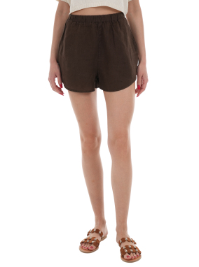 ΓΥΝΑΙΚΕΙΟ ΛΙΝΟ ΣΟΡΤΣ | Καφέ Σκούρο S