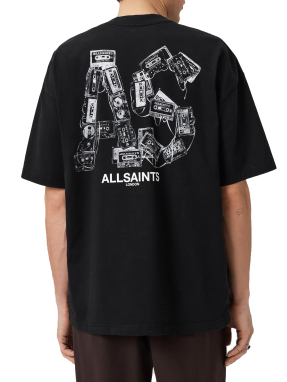 ΑΝΔΡΙΚΟ T-SHIRT MIXTAPE | Μαύρο XXL