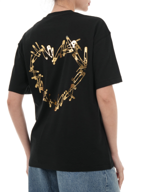 ΓΥΝΑΙΚΕΙΟ T-SHIRT CORA ETTA | Μαύρο XS