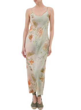 ΜΑΧΙ ΦΟΡΕΜΑ BRYONY | Μπεζ UK 8