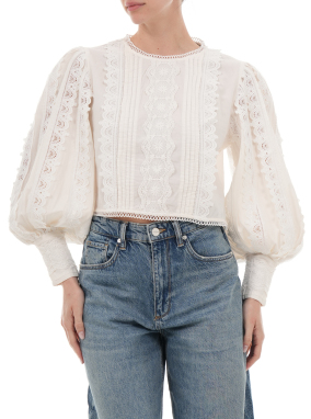 ΓΥΝΑΙΚΕΙΟ ΤΟΠ HART EMB | Λευκό UK 10