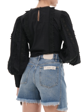 ΓΥΝΑΙΚΕΙΟ ΤΟΠ HART EMB | Μαύρο UK 8