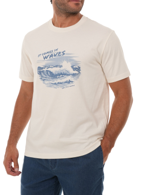 ΑΝΔΡΙΚΟ T-SHIRT | Εκρού G0130 XL