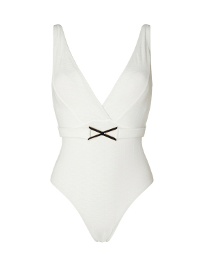 ΓΥΝΑΙΚΕΙΟ ΟΛΟΣΩΜΟ ΜΑΓΙΟ ELIANNE JACQUARD | Λευκό M