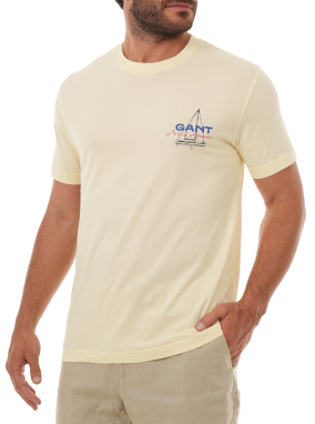 ΑΝΔΡΙΚΟ T-SHIRT | Κίτρινο G0713 XXL