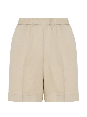 ΓΥΝΑΙΚΕΙΟ SHORTS | Μπεζ EU 40