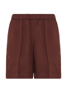 ΓΥΝΑΙΚΕΙΟ SHORTS | Καφέ Σκούρο EU 40