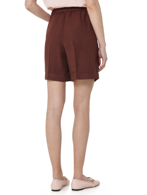 ΓΥΝΑΙΚΕΙΟ SHORTS | Καφέ Σκούρο EU 40