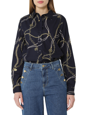 ΓΥΝΑΙΚΕΙΟ ΠΟΥΚΑΜΙΣΟ | Μπλε Σκούρο EU 34