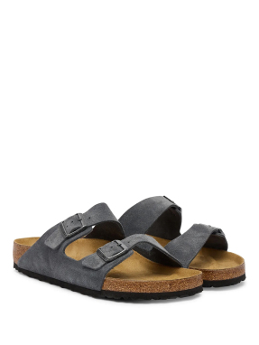 ΑΝΔΡΙΚΑ SUEDE ΣΑΝΔΑΛΙΑ ARIZONA | Γκρι Σκούρο 44