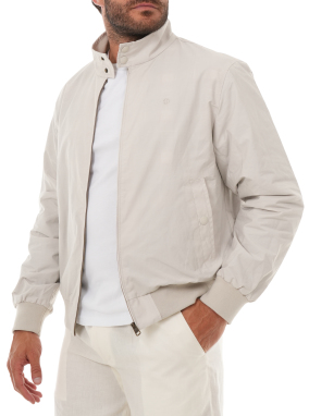 ΑΝΔΡΙΚΟ CLASSIC HARRINGTON JACKET | Εκρού XL