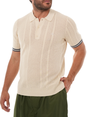ΑΝΔΡΙΚΗ ΠΛΕΚΤΗ POLO ΜΠΛΟΥΖΑ | Μπεζ XL