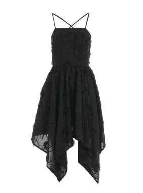 ΜΙΝΤΙ ΑΣΥΜΜΕΤΡΟ ΦΟΡΕΜΑ | Μαύρο XS