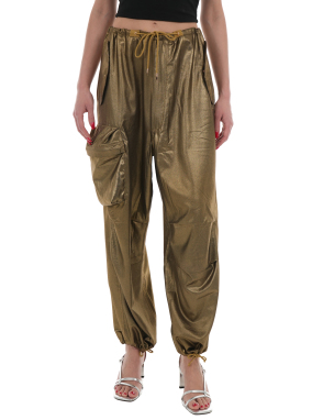 ΓΥΝΑΙΚΕΙΟ LAMINATED ΠΑΝΤΕΛΟΝΙ | Χρυσό S