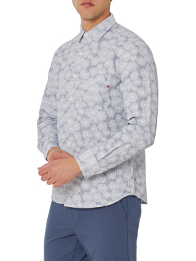 ΑΝΔΡΙΚΟ FLORAL ΠΟΥΚΑΜΙΣΟ | Μπλε Ανοιχτό XL