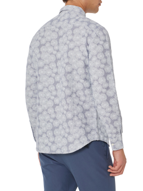 ΑΝΔΡΙΚΟ FLORAL ΠΟΥΚΑΜΙΣΟ | Μπλε Ανοιχτό XL