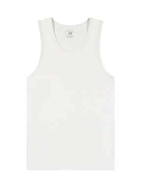 ΑΝΔΡΙΚΟ T-SHIRT RIBBED TANK | Λευκό L