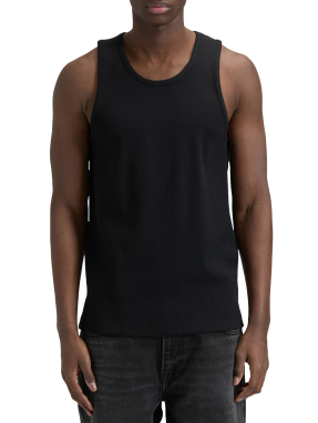 ΑΝΔΡΙΚΟ T-SHIRT RIBBED TANK | Μαύρο M