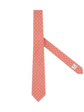 ΑΝΔΡΙΚΗ ΜΕΤΑΞΩΤΗ ΓΡΑΒΑΤΑ | Πορτοκαλί ONE SIZE