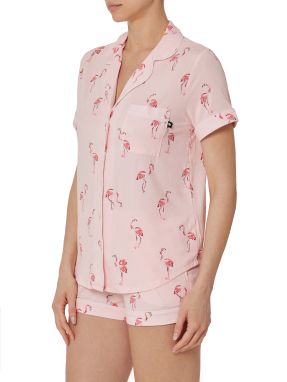 ΓΥΝΑΙΚΕΙΟ ΣΕΤ ΠΙΤΖΑΜΕΣ | Ροζ Ανοιχτό XS