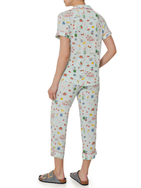 ΓΥΝΑΙΚΕΙΟ ΣΕΤ ΠΙΤΖΑΜΕΣ | Γαλάζιο XS