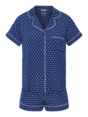 ΓΥΝΑΙΚΕΙΟ ΣΕΤ ΠΙΤΖΑΜΕΣ | Μπλε XS