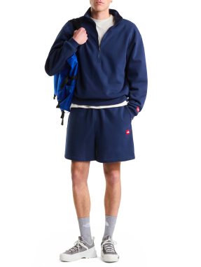 ΑΝΔΡΙΚΟ SHORTS TNF RED BOX FLEECE | Μπλε Σκούρο 8K2 S