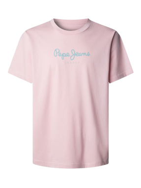 ΑΝΔΡΙΚΟ T-SHIRT ΜΕ ΛΟΓΟΤΥΠΟ | Ροζ S