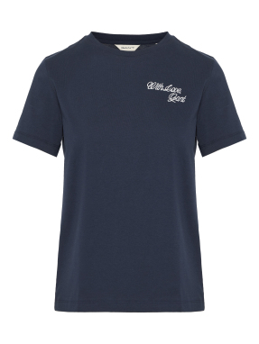 ΓΥΝΑΙΚΕΙΟ T-SHIRT | Μπλε Σκούρο S
