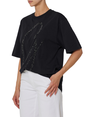 ΓΥΝΑΙΚΕΙΟ T-SHIRT | Μαύρο S