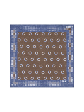 ΑΝΔΡΙΚΟ ΜΕΤΑΞΩΤΟ ΜΑΝΤΗΛΙ ΤΣΕΠΗΣ | Καφέ ONE SIZE