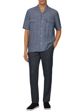 ΑΝΔΡΙΚΟ ΚΟΝΤΟΜΑΝΙΚΟ ΠΟΥΚΑΜΙΣΟ | Μπλε M