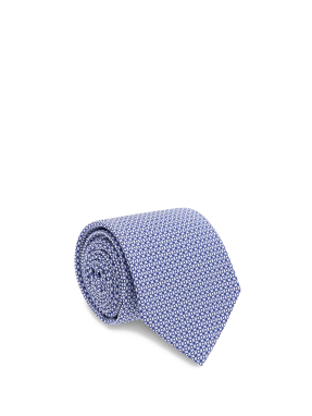 ΑΝΔΡΙΚΗ ΜΕΤΑΞΩΤΗ ΓΡΑΒΑΤΑ | Μπλε ONE SIZE