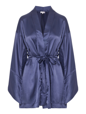 ΓΥΝΑΙΚΕΙΑ SATIN ΡΟΜΠΑ | Μπλε Σκούρο S/M