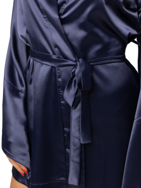 ΓΥΝΑΙΚΕΙΑ SATIN ΡΟΜΠΑ | Μπλε Σκούρο S/M