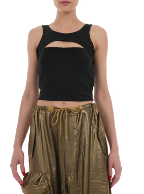 ΓΥΝΑΙΚΕΙΟ ΑΜΑΝΙΚΟ ΤΟΠ | Μαύρο S