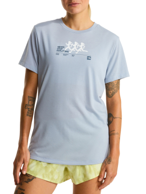 ΓΥΝΑΙΚΕΙΟ T-SHIRT BITMAP SILHOUETTE | Γαλάζιο XS