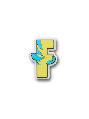 JIBBITZ™ CHARMS DISNEY CHARACTER LETTER F | Πολύχρωμο UNIQUE ONE SIZE