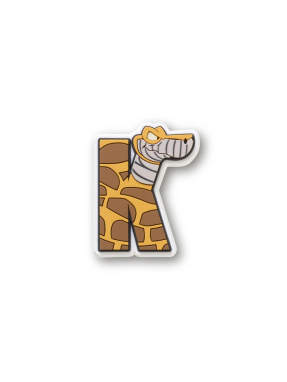 JIBBITZ™ CHARMS DISNEY CHARACTER LETTER K | Πολύχρωμο UNIQUE ONE SIZE