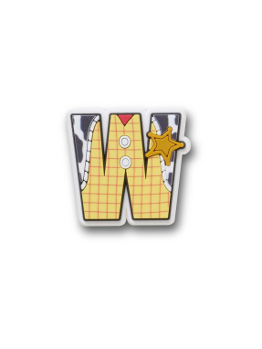 JIBBITZ™ CHARMS DISNEY CHARACTER LETTER W | Πολύχρωμο UNIQUE ONE SIZE