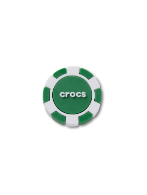 JIBBITZ™ CHARMS CROCS POKER CHIP | Πράσινο UNIQUE ONE SIZE