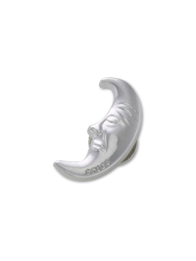JIBBITZ™ CHARMS SILVER MOON FACE | Ασημί UNIQUE ONE SIZE