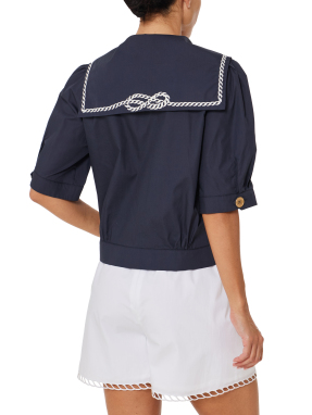 ΓΥΝΑΙΚΕΙΟ ΠΟΥΚΑΜΙΣΟ DESIS | Μπλε NAVY BLUE - WHITE M