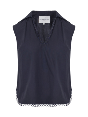 ΓΥΝΑΙΚΕΙΟ ΤΟΠ SCHINOUSA | Μπλε Σκούρο NAVY BLUE S